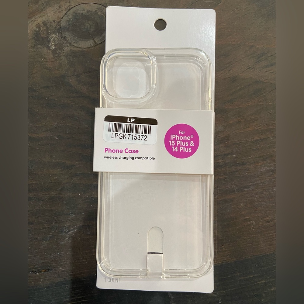 Clear Phone Case for iPhone 15 Plus & 14 Plus ❤️